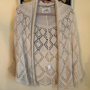 Anthropologie Angel Of The North Knit Cardigan, M/L